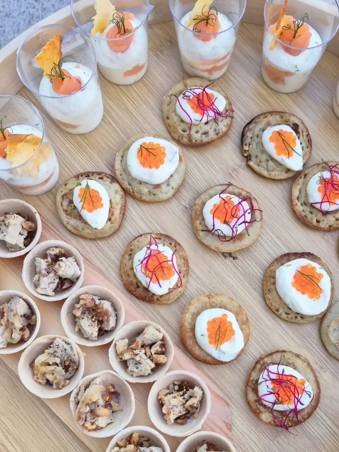 Verrines desserts pour cocktail sucré